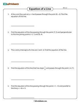 Equation of a Line | Revision 2