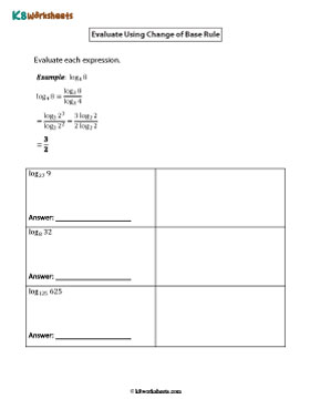 Evaluate Using Change of Base Rule | Level 2