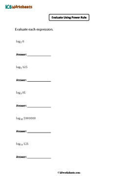 Evaluating Logarithms Using Power Rule | Easy