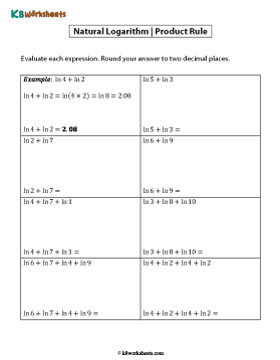 Evaluating Natural Logarithms | Product Rule