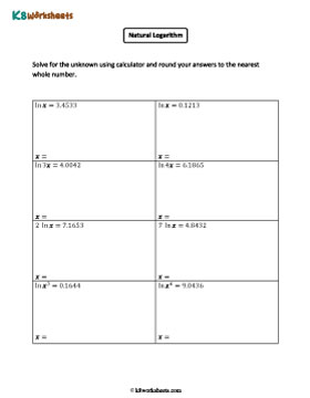 Solving Natural Logarithmic Equations | Level 1