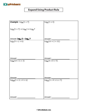 Product Property of Logarithms | Expanding