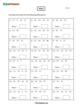 Finding the Mean | Easy 3