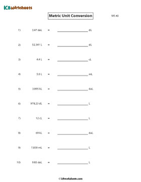 Converting Metric Units of Capacity | Mixed Review 2