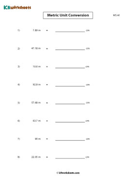 Converting Meter to Centimeter 1