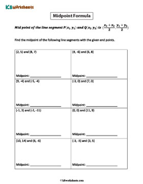 Finding the Midpoint Using the Formula