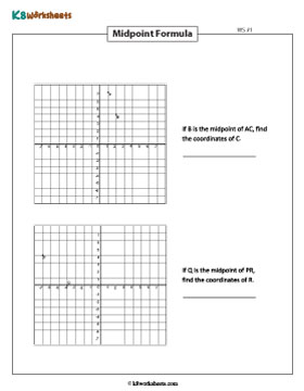 Midpoint of a Line Segment 1