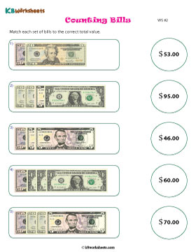 Counting U.S. Bills within $100 2