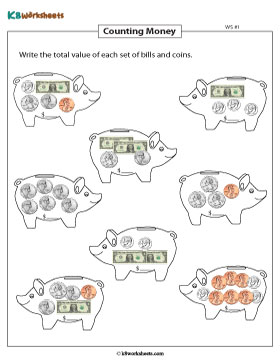 Counting Coins and $1 Bills 1