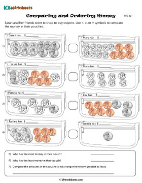 Comparing American Money - Coins 2