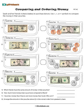 Comparing American Money - Coins and Bills 2