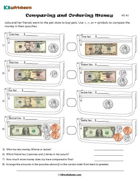 Comparing American Money - Coins and Bills 3