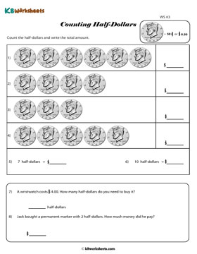 Counting Half-Dollars 3