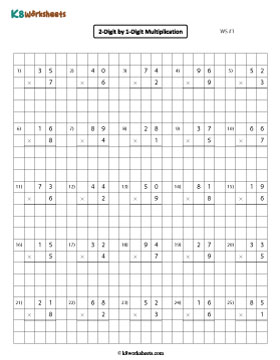 Multiplication on Grids 1