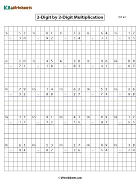 Multiplication Using Grid Method 2