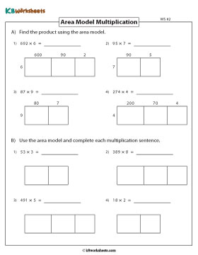 Multiplication Using Area Models 2