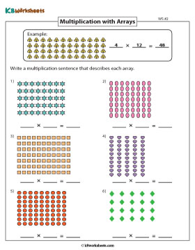 Writing Multiplication Sentences using Array 2