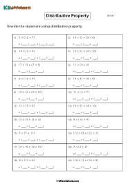 Distributive Property of Multiplication