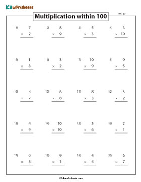 Finding the Product | Column Multiplication 2