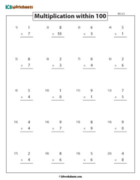 Finding the Product | Column Multiplication 3