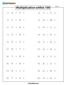 Writing the Products | Horizontal Multiplication 3