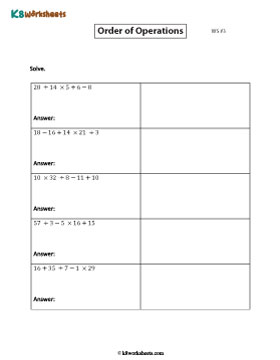 Evaluating Expressions Involving Four Operators 3