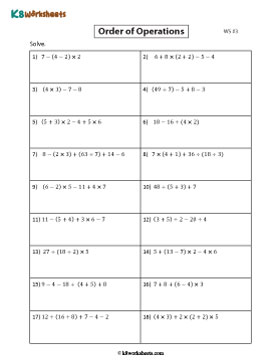 Expressions with Parentheses | Difficult 3