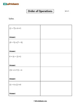 Expressions with Parentheses | Easy 1