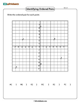 Writing Ordered Pairs 1