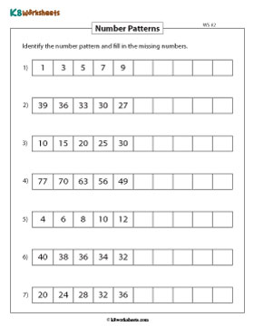 Increasing and Decreasing Patterns 2