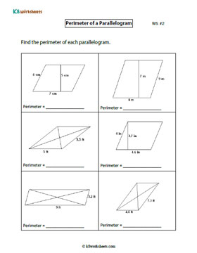 Perimeter of a Parallelogram 2