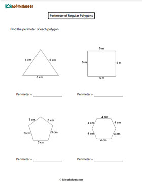 Perimeter of Regular Polygons | Integers