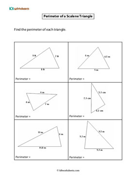 Perimeter of a Scalene Triangle | Type 1