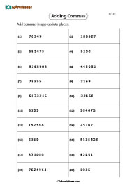 Adding Commas to Numbers