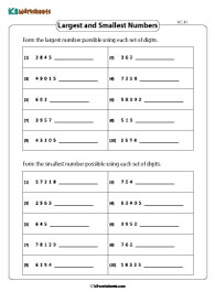 Forming the Greatest and Smallest Numbers