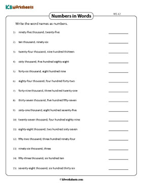 Expressing Word Names as 5-Digit Numbers 2