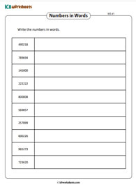 Writing 6-Digit Numbers in Words