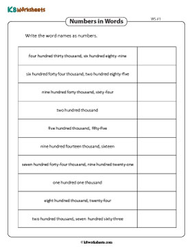 Expressing Word Names as 6-Digit Numbers 1