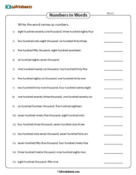 Expressing Word Names as 6-Digit Numbers 2