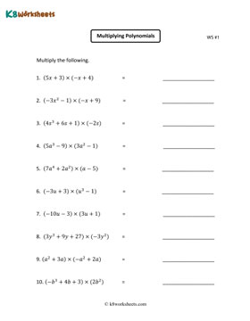 Multiplying Polynomials 1