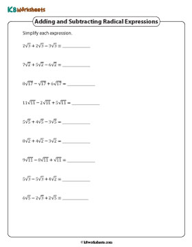 Adding and Subtracting Radical Expressions