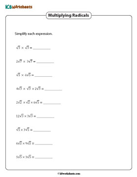 Multiplying Radical Expressions