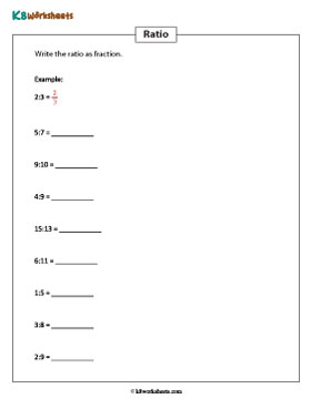 Expressing Ratios as Fractions