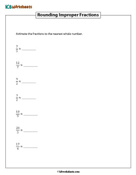 Rounding Improper Fractions