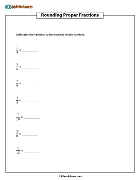 Rounding Proper Fractions