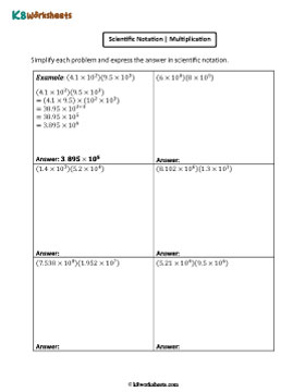 Multiplying Numbers in Scientific Notation with Positive Exponents