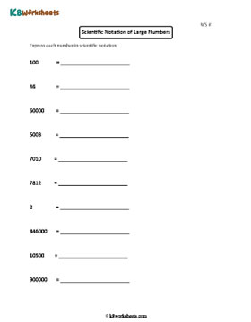 Converting Standard Form to Scientific Notation | Large Numbers 1