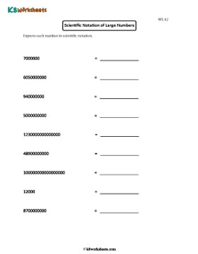 Converting Standard Form to Scientific Notation | Large Numbers 2