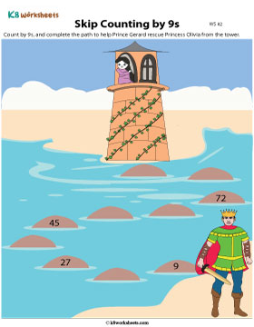 Skip Counting in 9s to Fill in Missing Numbers 2