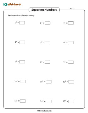 Complete the Square Charts 2